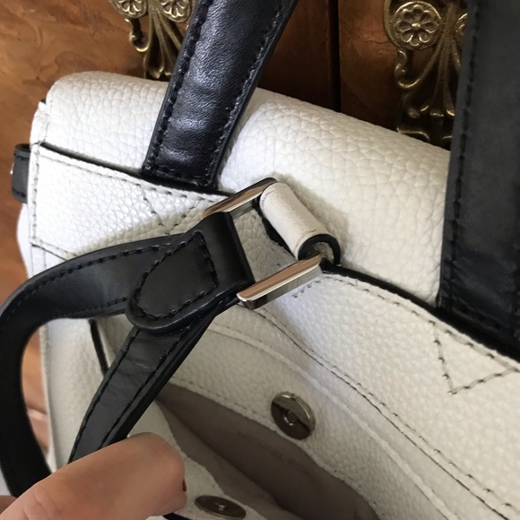 Michael Kors Flower black and white backpack